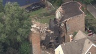 Chicago fire crews respond to building collapse on South Loomis Boulevard in Englewood