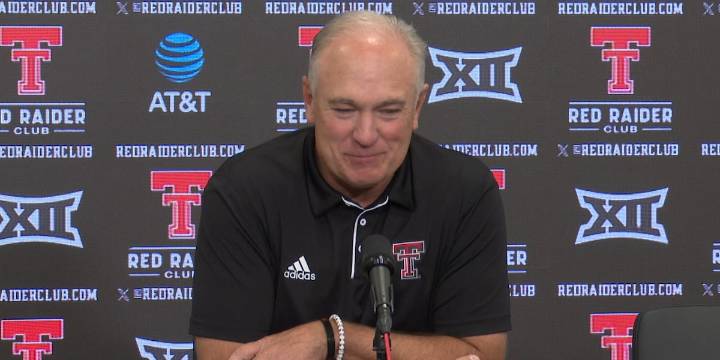 Texas Tech coach McGuire discusses UAPB, QB Behren Morton’s return