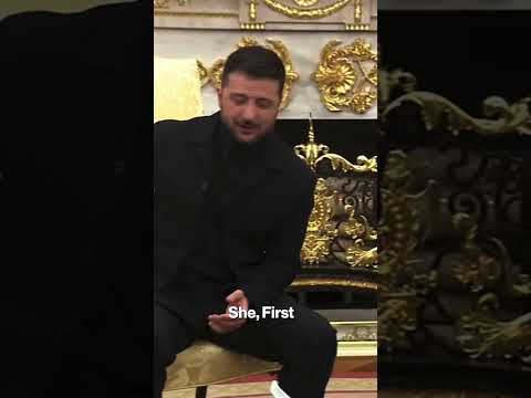 Zelensky Gives Trump a Letter From His Wife for Melania: 'It's Not for You' #shorts