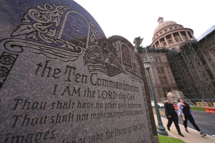 Texas can't require the Ten Commandments in every public school classroom, judge says
