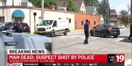 Man dead; suspect shot by Cleveland Police