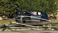 SUV crash downs power pole, closes Old Denton Road