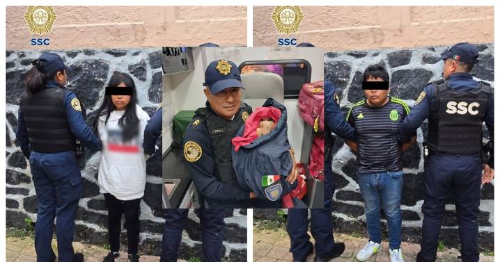 Detienen a pareja que abandonó a un bebé en calles de Tacubaya