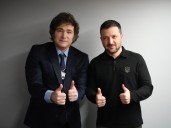 Javier Milei habló con Volodimir Zelenski y le ofreció hacer un esfuerzo personal para alcanzar la paz entre Ucrania y Rusia