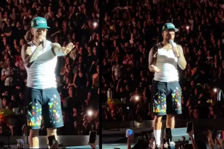Papá protector: Maluma regaña a fan por llevar a su bebé al concierto