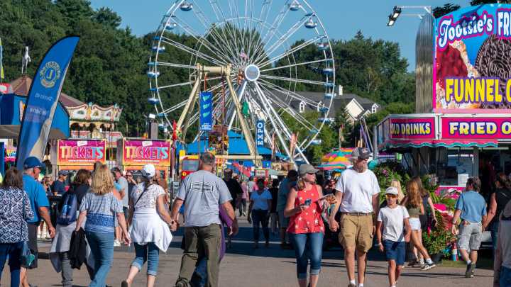 Is it going to rain at the Champlain Valley Fair this week?