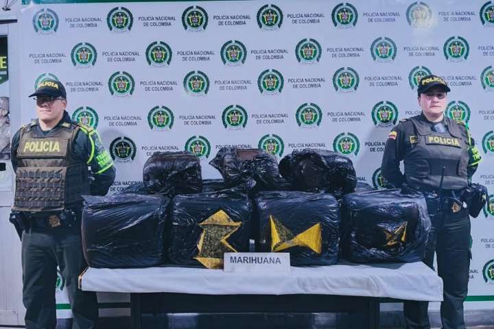 La Policía incautó 150 libras de marihuana en operativo vial sobre la variante de El Espinal