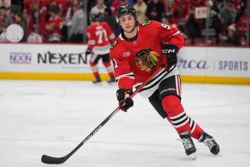 Blackhawks sign Frank Nazar to seven-year contract extension