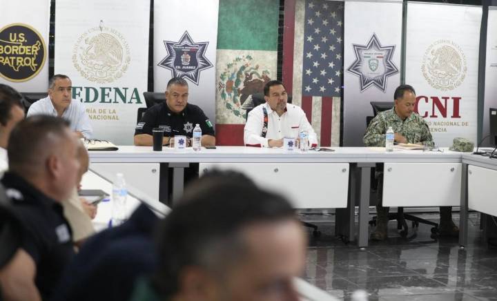 Resalta SSPM detenciones en reunión de Mesa de Coordinación para la Construcción de la Paz
