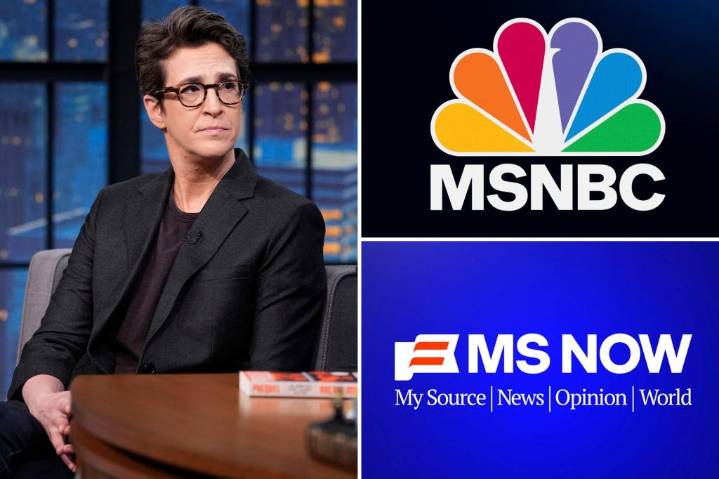 Rachel Maddow says MSNBC rebrand will 'be better' as it clips 'NBC' from name