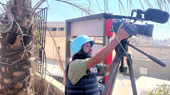Israeli strikes on Gaza hospital kill dozens, including four journalists