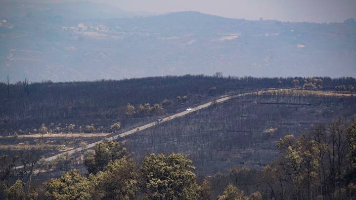 Detenido un hombre al que le imputan una imprudencia grave que causó el incendio de Oímbra