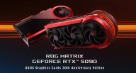 ASUS Unveils ROG Matrix GeForce RTX 5090 "30th Anniversary Edition" Graphics Card: Up To 800W Power, Quad Axial