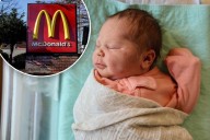 Baby born in McDonald's parking lot gets fitting nickname