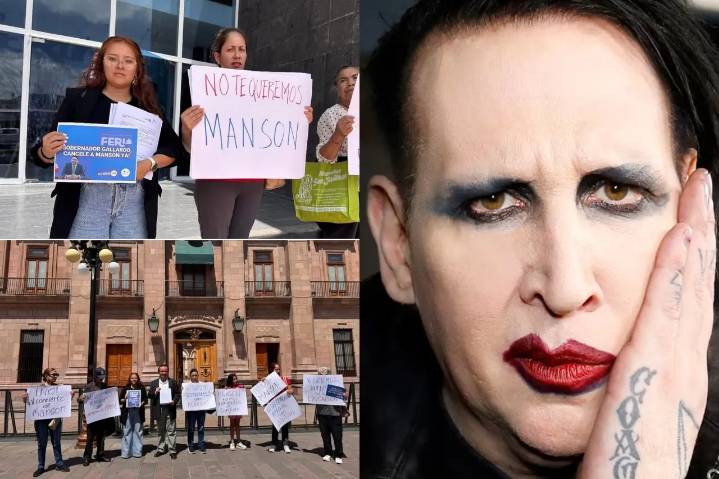 Exigen cancelar concierto de Marilyn Manson en SLP por actos de violencia