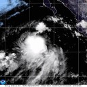 Tropical Storms Juliette and Fernand churn over open waters in 2 oceans