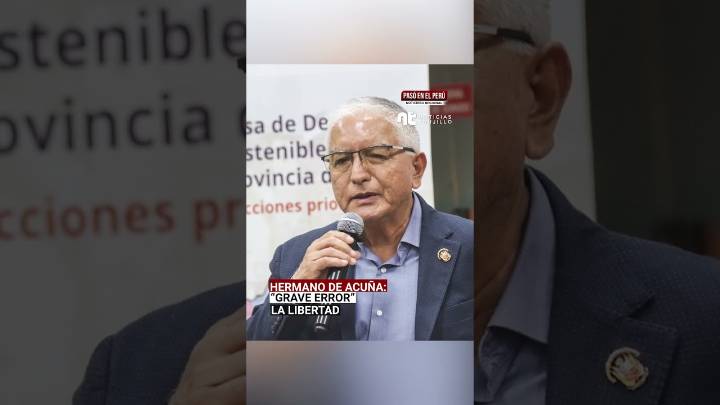 La Libertad: Héctor Acuña tilda de “error” la posible renuncia de su hermano César al Gore (VIDEO)