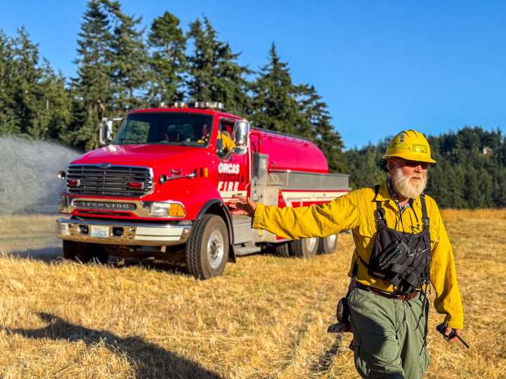 San Juan County community fire alert