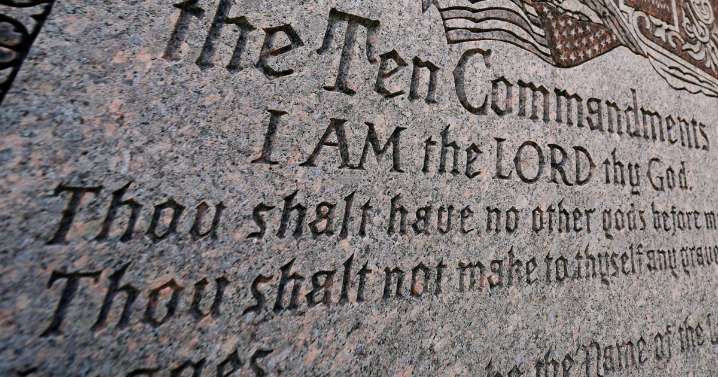 Texas can't require the Ten Commandments in every public school classroom, judge says