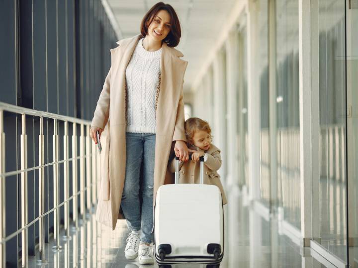 Con mamá y repatriado