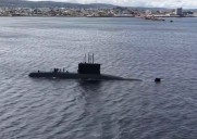 Submarino chileno Thomson realiza visita operacional a la 12 Zona Naval en Puerto Vallarta