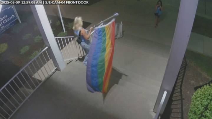 Woman to return Pride flag stolen from Grand Haven church, citing regret