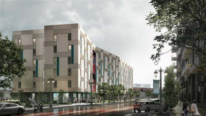 Work begins in Vancouver affordable housing project across from city hall