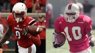 Louisville Football honoring the jerseys of Devante Parker, Arnold Jackson