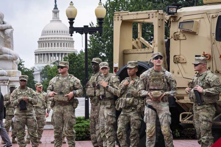 Is picking up trash the best use of the National Guard in DC? Some say ‘no way’