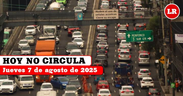 Hoy No Circula del jueves 7 de agosto: qué autos descansan en CDMX y Edomex