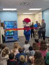 Local Businesses Donate Book Vending Machines to Greenwood Schools