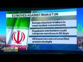European Powers Trigger Process to Reimpose UN Sanctions on Iran