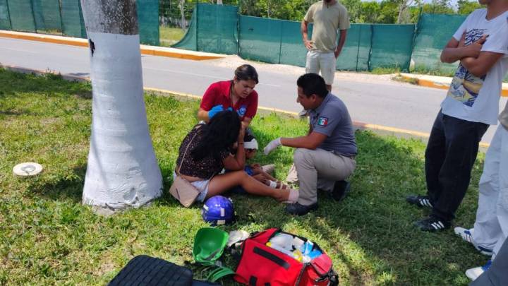 Accidente en Tulum revive la preocupación por los menores en motocicletas