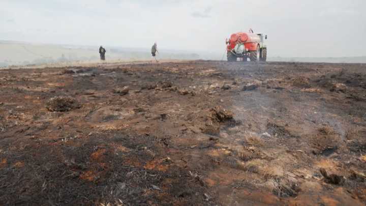 North Yorkshire moor wildfire sets off undiscovered WW2 bombs and tank shells