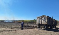 Secuestraron carros cañeros mientras combatían un incendio en un campo de Santa Bárbara