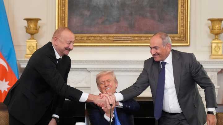 Armenia y Azerbaiyán firman junto a Trump un preacuerdo de paz para poner fin a casi cuatro décadas de conflicto