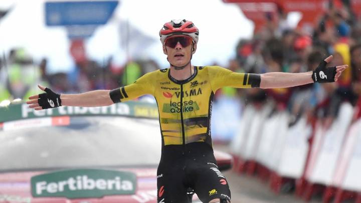 Y al noveno día, Vingegaard se exhibe en la Vuelta