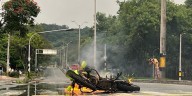 Mujer incendió la moto de su expareja en Antioquia, después de que este terminara la relación
