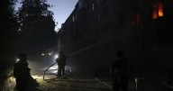 Russian mass drone and missile attack on southern Ukraine kills 1 and wounds dozens