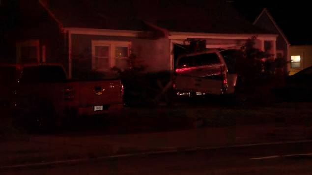 Truck crashes into home in Pawtucket, driver charged with DUI