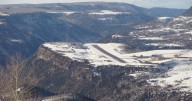 WATCH: POV footage of landing at 'America's most dangerous airport'