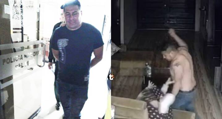 ¡Terrible agresión en Huaura! Alcalde golpeó brutalmente a su pareja frente a su hija de 3 años y fue detenido La salvaje golpiza fue captada por cámaras de seguridad. Diego Cadillo Crisóstomo, alcald