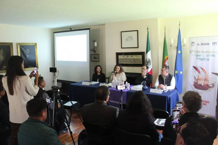 Anuncian en la CDMX la feria del libro de Morelia