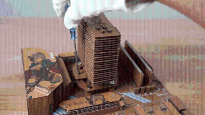 Watch: A creative 'modder' built a handmade cardboard PC