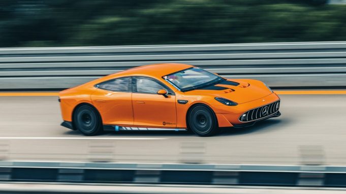 Mercedes's New Concept AMG GT XX Just Smashed a Lot of Records