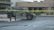 Military-style SUV crashes into police cruiser in Scottsdale