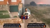 La tensión de un exfutbolista en un incendio en León: "Tienes tu vida a metros de que arda todo"