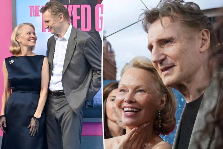 Pamela Anderson, Liam Neeson had 'immediate chemistry' on 'Naked Gun' set