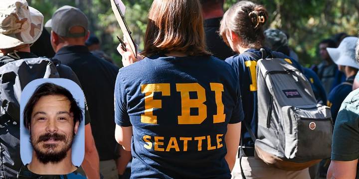 FBI bushwhacks in Washington forest for traces of Travis Decker, wanted in deaths of 3 daughters