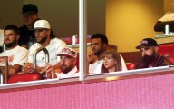 Taylor Swift, Kelce brothers, Patrick Mahomes attend Cincinnati